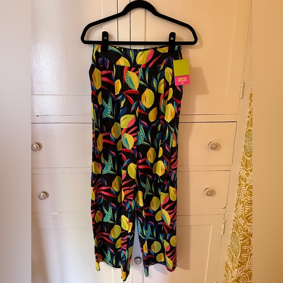 NWT Tabitha Brown palazzo fruit print pants 👖Sz S - Picture 3 of 3